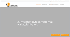 Desktop Screenshot of itpartner.lt