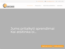 Tablet Screenshot of itpartner.lt